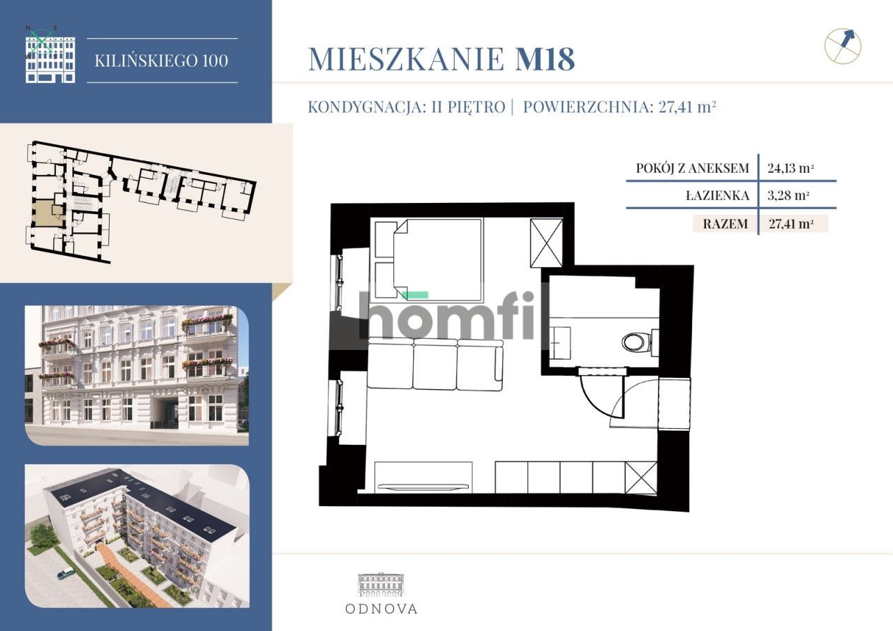 Decomposed M1 close to Sienkiewicza Park - Квартира - Продаж - Łódź, Śródmieście