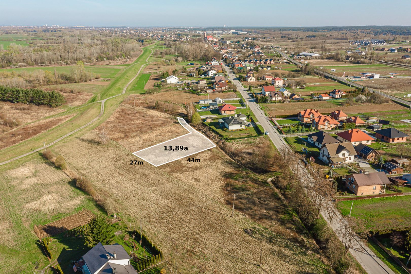 PIĘKNA OKOLICA | 13,89 A | WZ DOM JEDNORODZINNY - Działka - Sprzedaż - Mielecki, Mielec