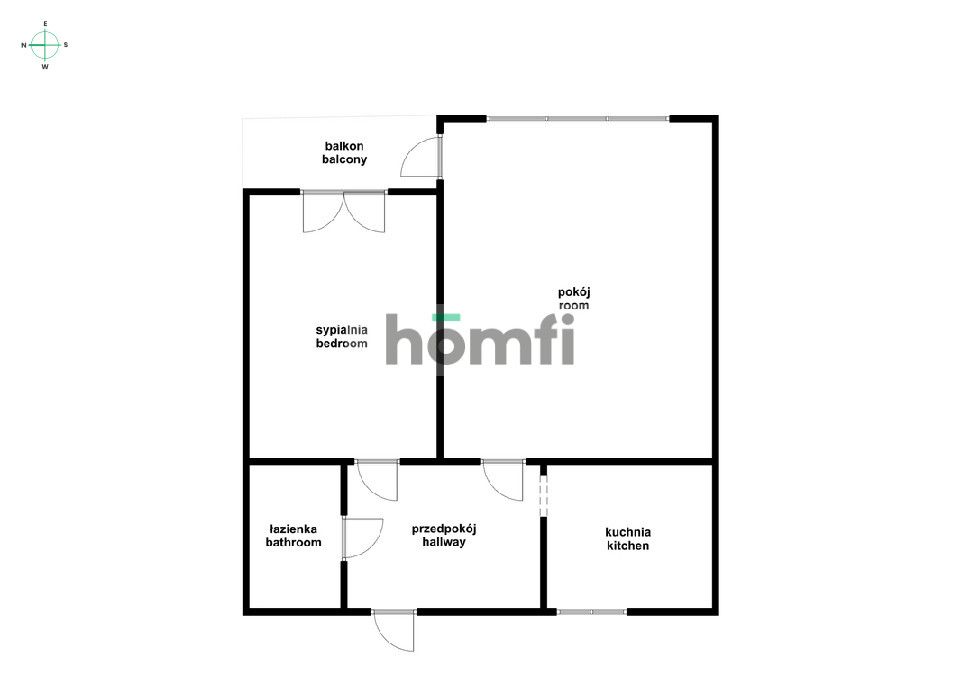 2 pokoje z balkonem i garażem ul. Krzycka - Mieszkanie - Wynajem - Wrocław, Krzyki / Klecina