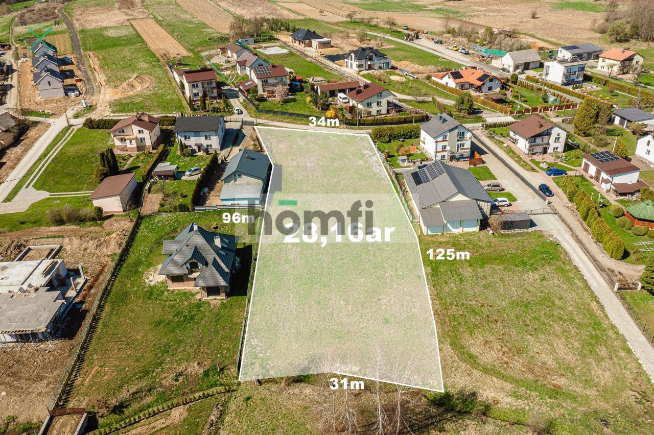 Viewed plot in a green area with WZ - Ділянка - Продаж - Rzeszów, Przybyszówka