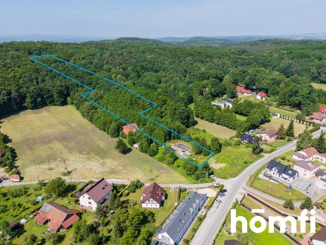 Exceptional and unique plot on the edge of the Tyniec Forest, featuring a house under construction and a private woodland grove - Podgórki Tynieckie St. | Cracow - Tyniec - Ділянка - Продаж - Kraków, Podgórze / Tyniec