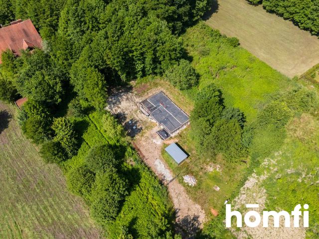 Exceptional and unique plot on the edge of the Tyniec Forest, featuring a house under construction and a private woodland grove - Podgórki Tynieckie St. | Cracow - Tyniec - Ділянка - Продаж - Kraków, Podgórze / Tyniec