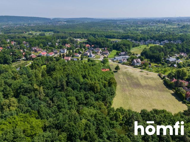 Exceptional and unique plot on the edge of the Tyniec Forest, featuring a house under construction and a private woodland grove - Podgórki Tynieckie St. | Cracow - Tyniec - Ділянка - Продаж - Kraków, Podgórze / Tyniec