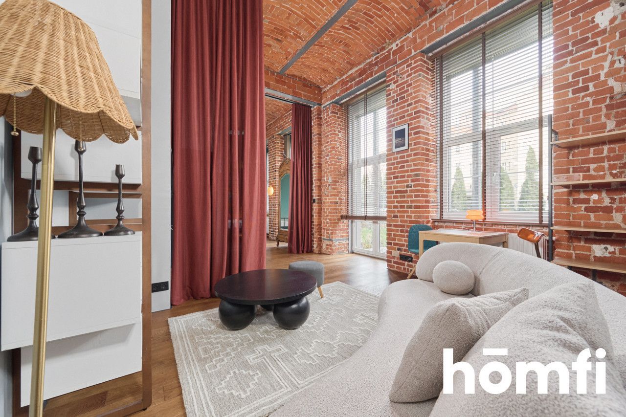 Loft 49m2 w Nowej Papierni z ogródkiem od zaraz - Mieszkanie - Wynajem - Wrocław, Krzyki