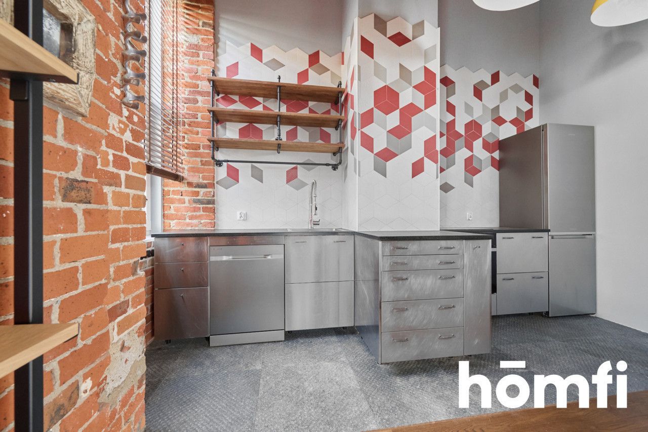 Loft 49m2 w Nowej Papierni z ogródkiem od zaraz - Mieszkanie - Wynajem - Wrocław, Krzyki