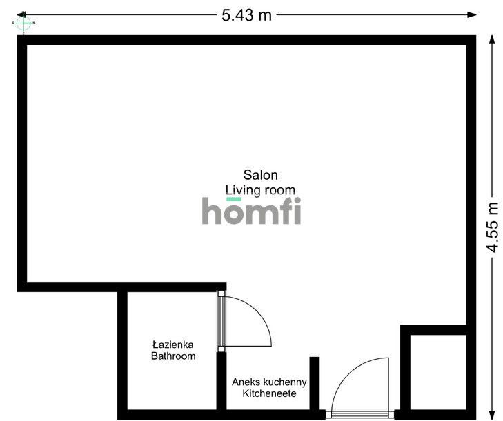 STUDIO APARTMENT IN THE CITY CENTER FOR RENT - Apartment - Rent - Wrocław, Stare Miasto