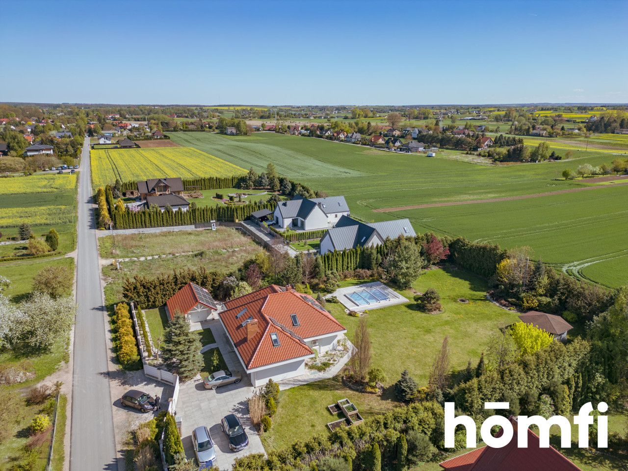 BEAUTIFUL PASSIVE HOUSE WITH SWIMMING POOL AND GARDEN - House - Sale - Świdnicki, Mełgiew / Nowy Krępiec