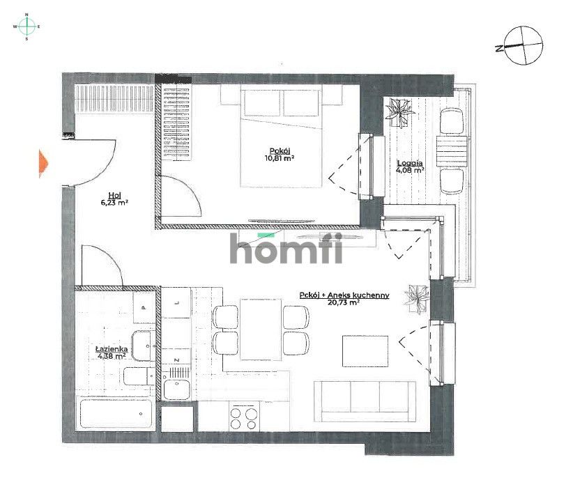 Nowe 2-pok. osiedle Solano ul. Strzelców + parking - Mieszkanie - Wynajem - Gdynia, Karwiny