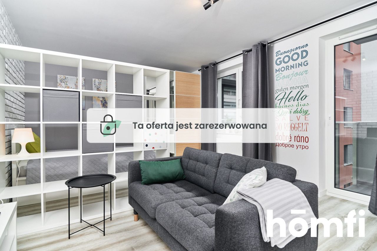 Modern studio with a balcony and garage - Legnicka Street - Apartment - Rent - Wrocław, Fabryczna
