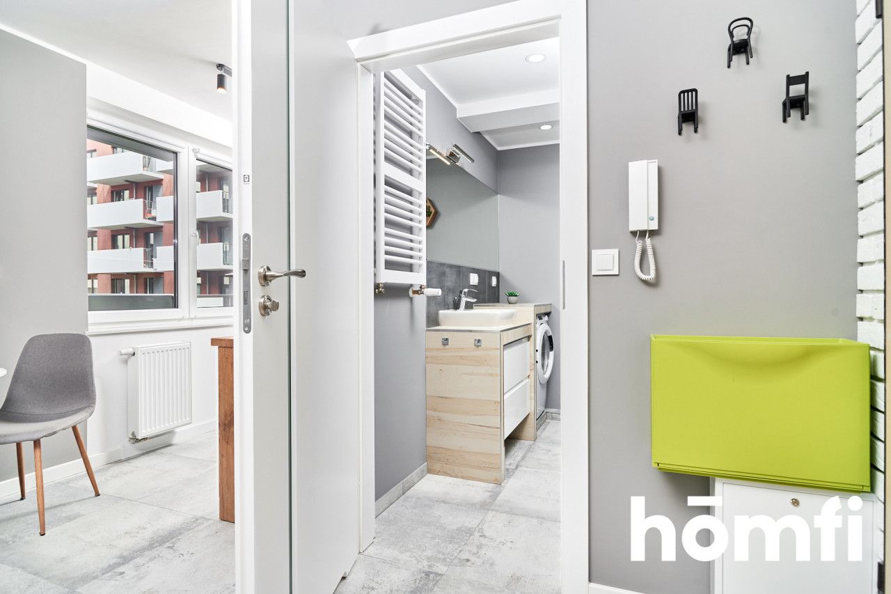 Modern studio with a balcony and garage - Legnicka Street - Apartment - Rent - Wrocław, Fabryczna