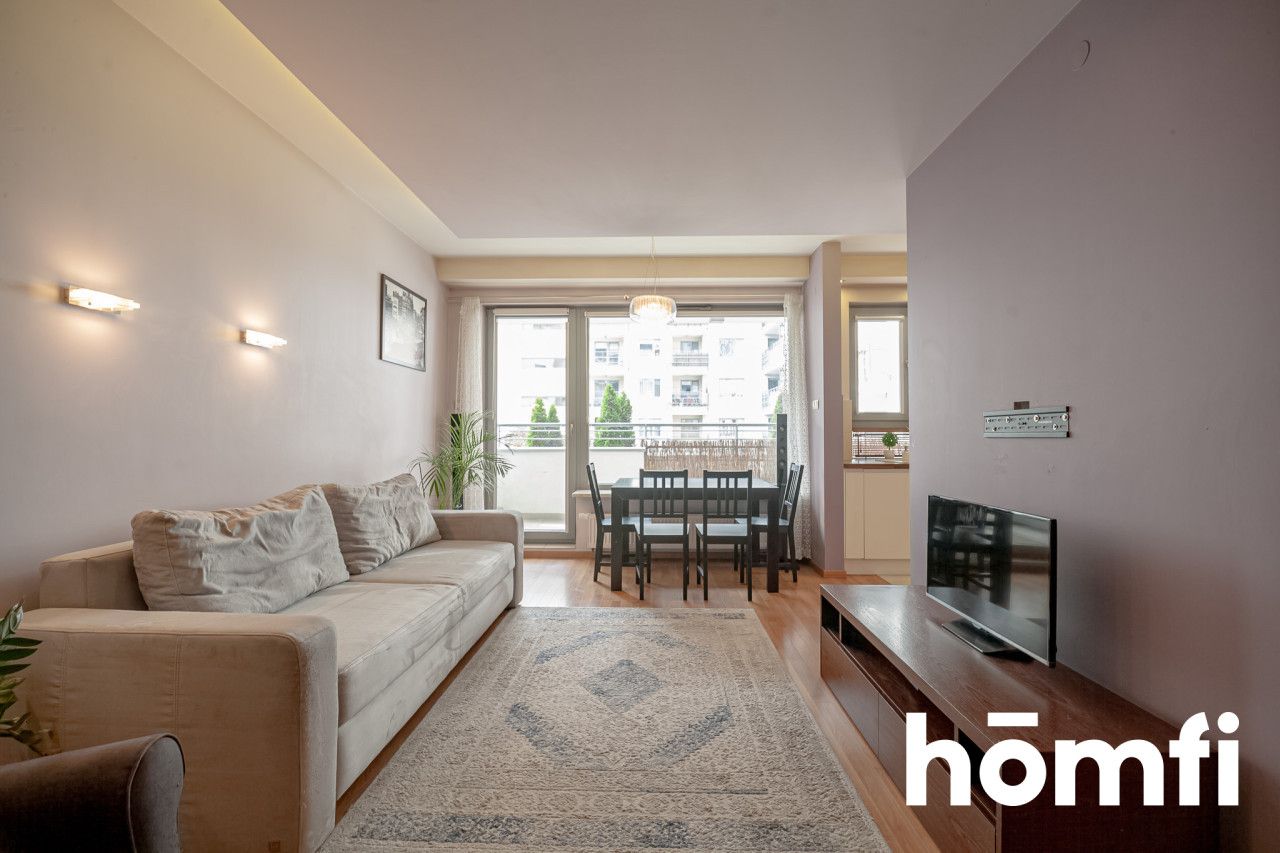 Zadbane 2 pokoje | Duża loggia | Promenada | 56m2 - Mieszkanie - Wynajem - Warszawa, Praga-Południe