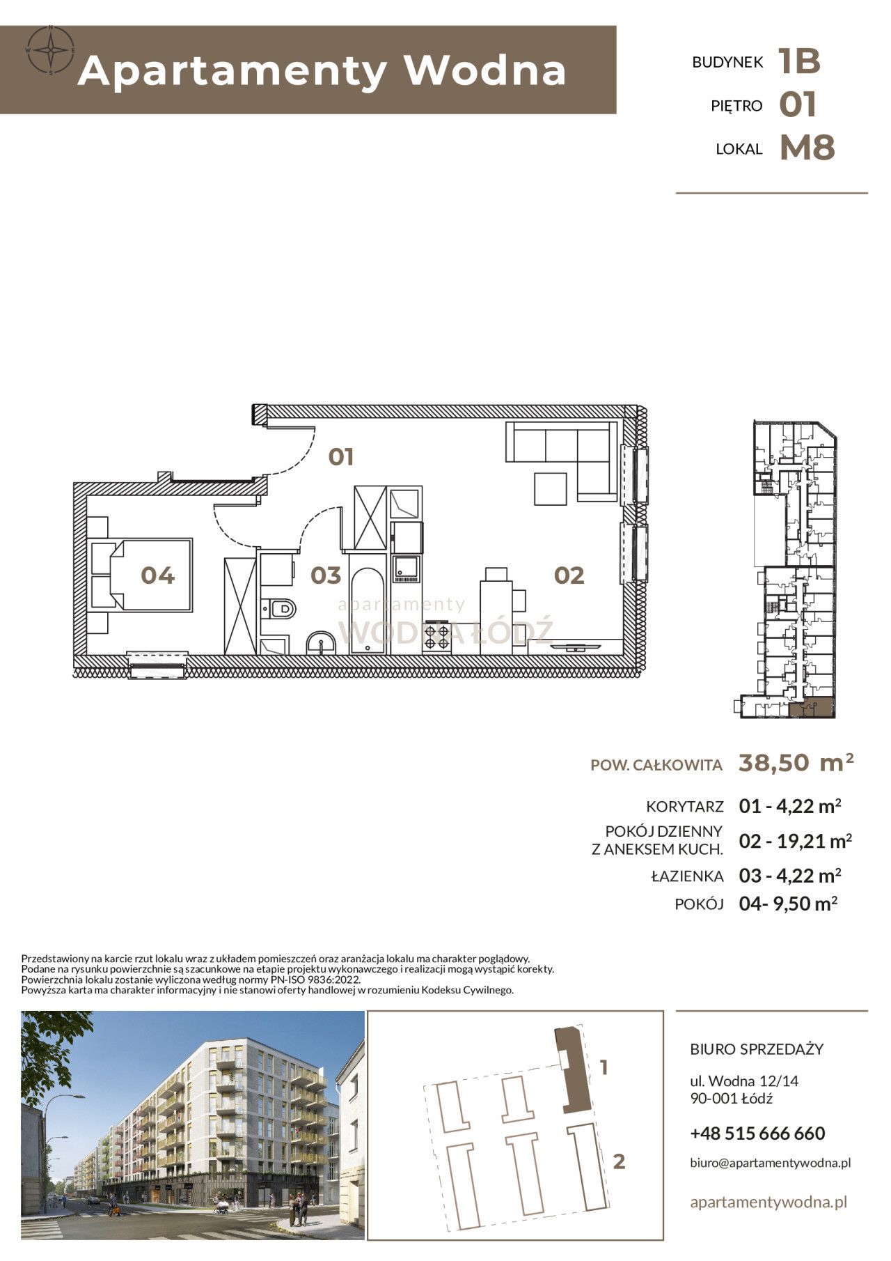 New Corner Apartment in the City Center with Finishing Package - Квартира - Продаж - Łódź