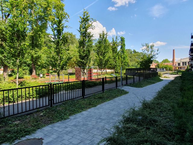 Modern flat with a small garden and terrace on a ground floor of prestigious development by Bryksy - 'Steam Park' | Rakowicka St. | Grzegórzki - Apartment - Sale - Kraków, Śródmieście / Grzegórzki