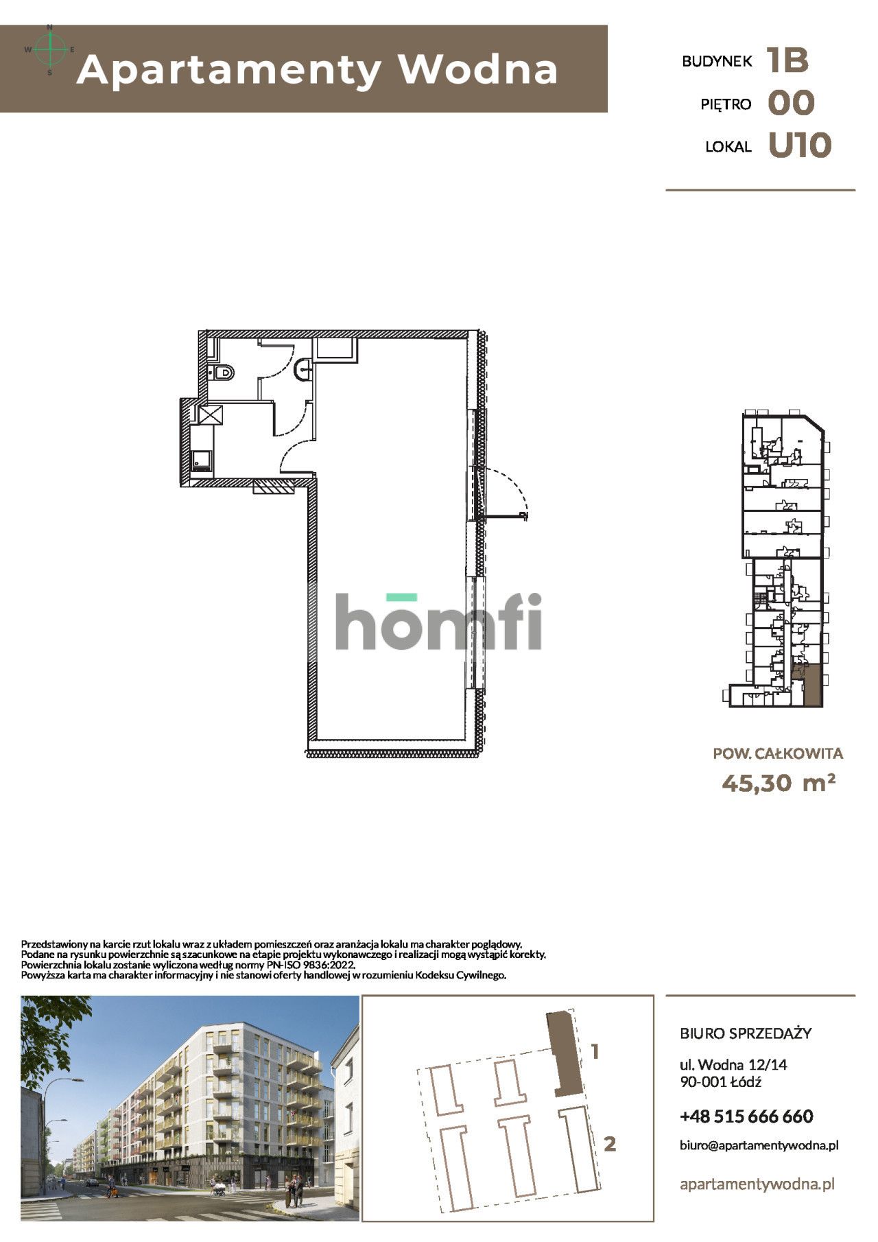 45,3 m² | Storefront | 800+ potential customers on-site! - Комерційне приміщення - Продаж - Łódź