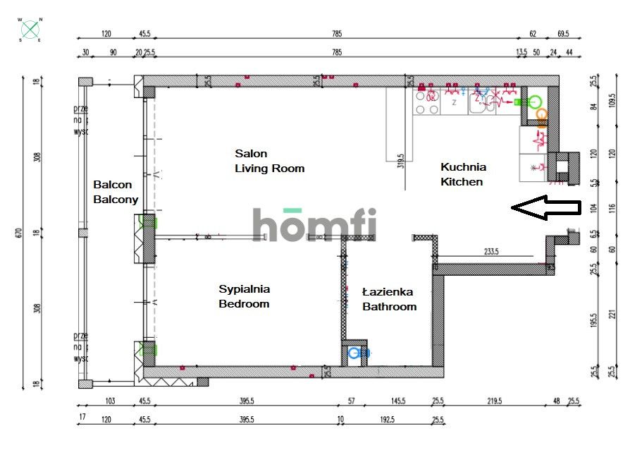 New apartment 44 m2 High Standard Krzyki Drukarska street - Apartment - Rent - Wrocław, Krzyki