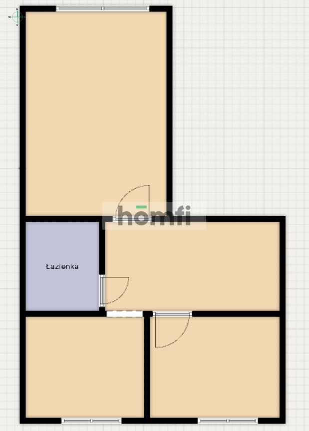 Mieszkanie dwupokojowe Łódź-Bałuty - Mieszkanie - Wynajem - Łódź, Bałuty