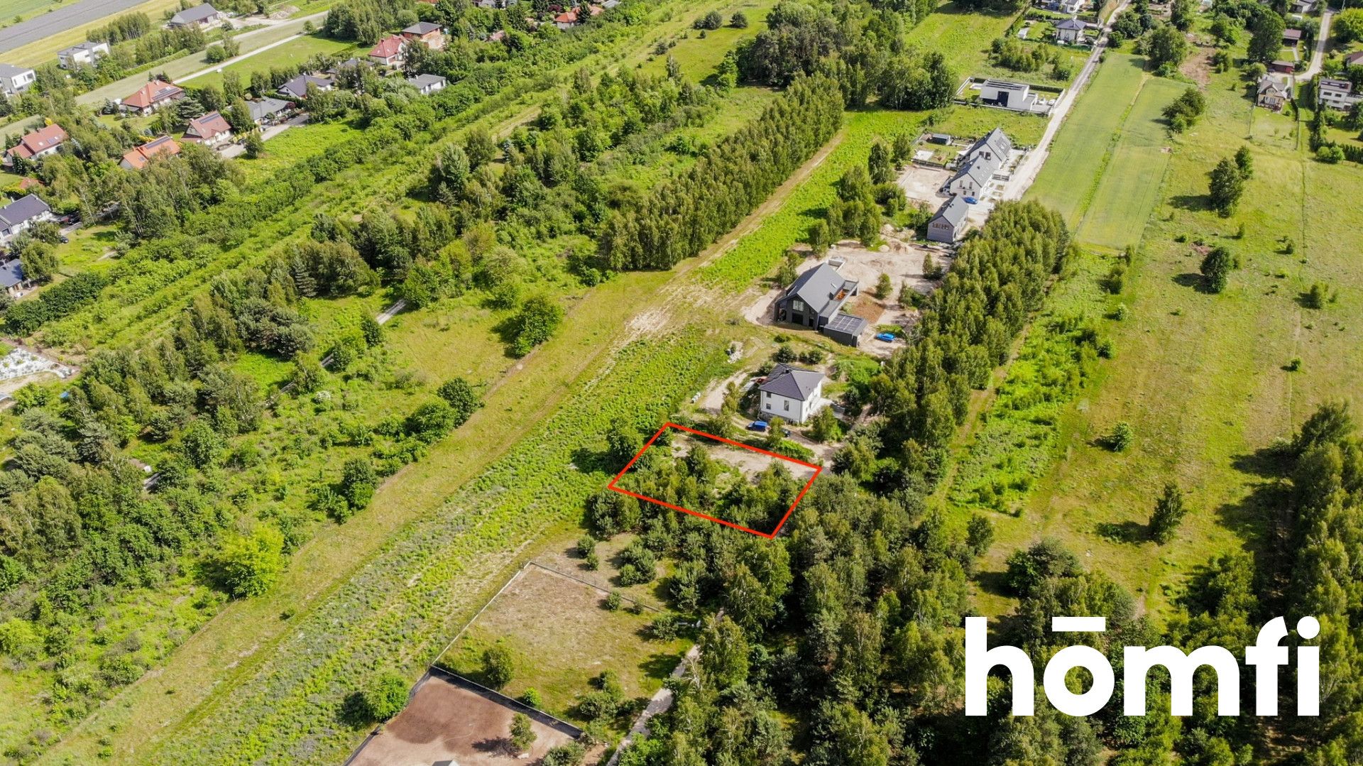 Plot on a private estate by Lagiewnicki Forest - Ділянка - Продаж - Zgierski, Zgierz / Skotniki