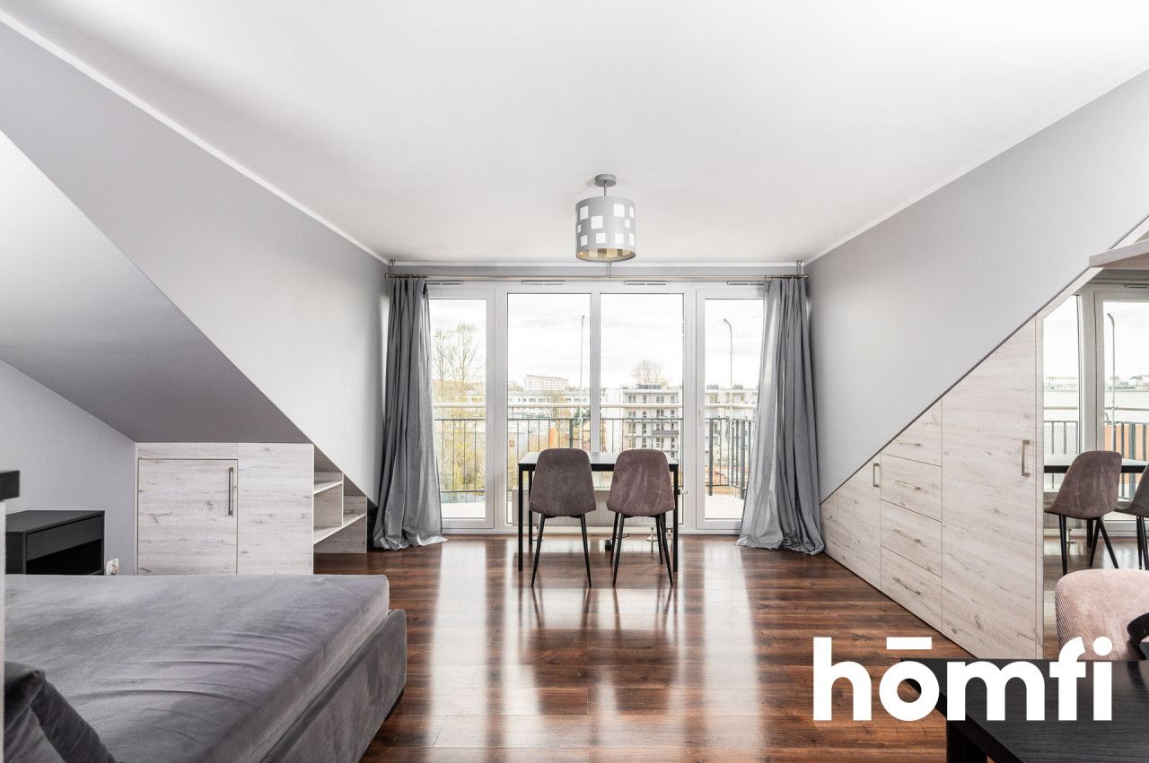 Studio 26 sqm, balcony, last floor - Apartment - Rent - Kraków, Krowodrza / Prądnik Biały