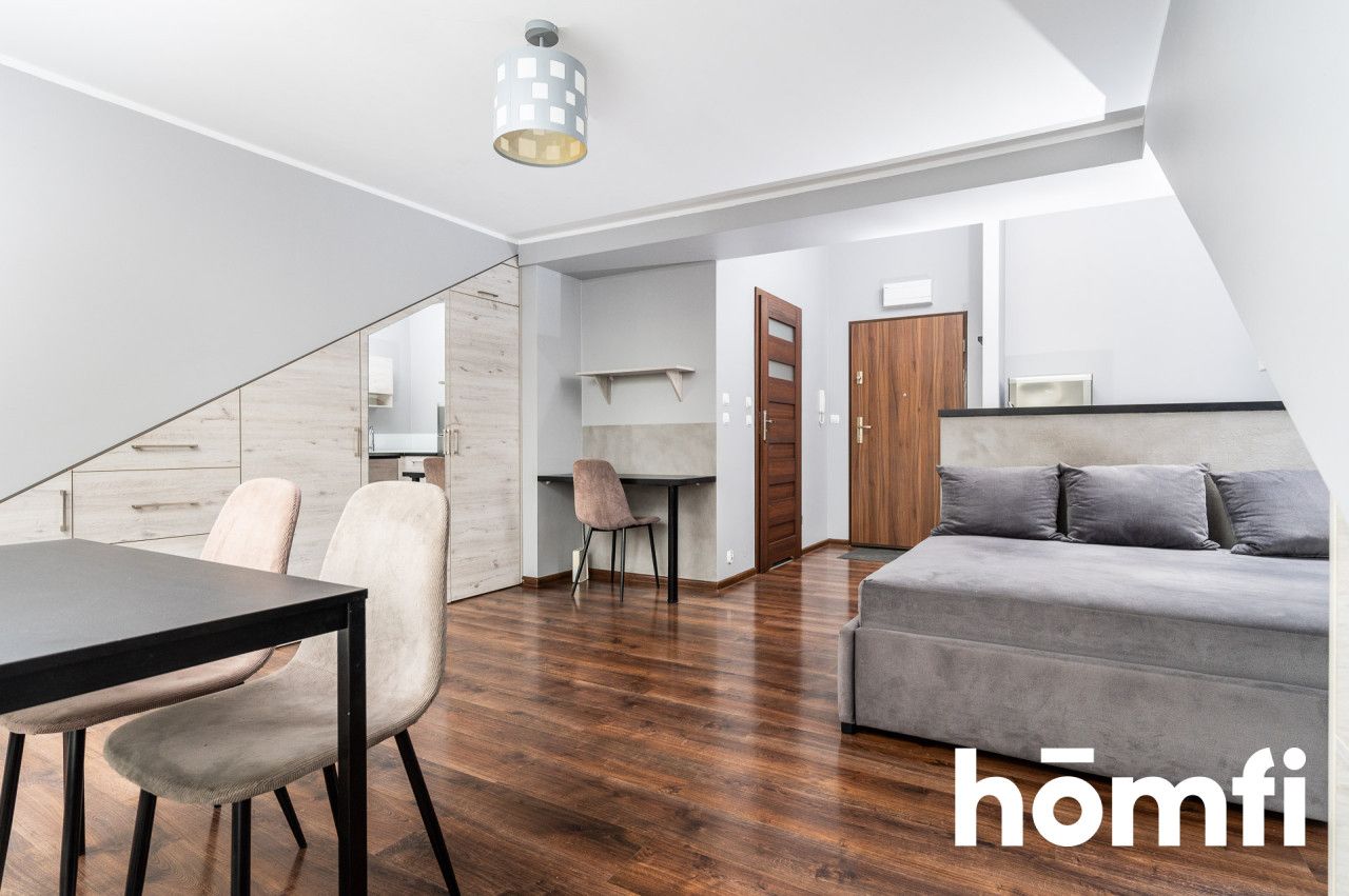 Studio 26 sqm, balcony, last floor - Apartment - Rent - Kraków, Krowodrza / Prądnik Biały