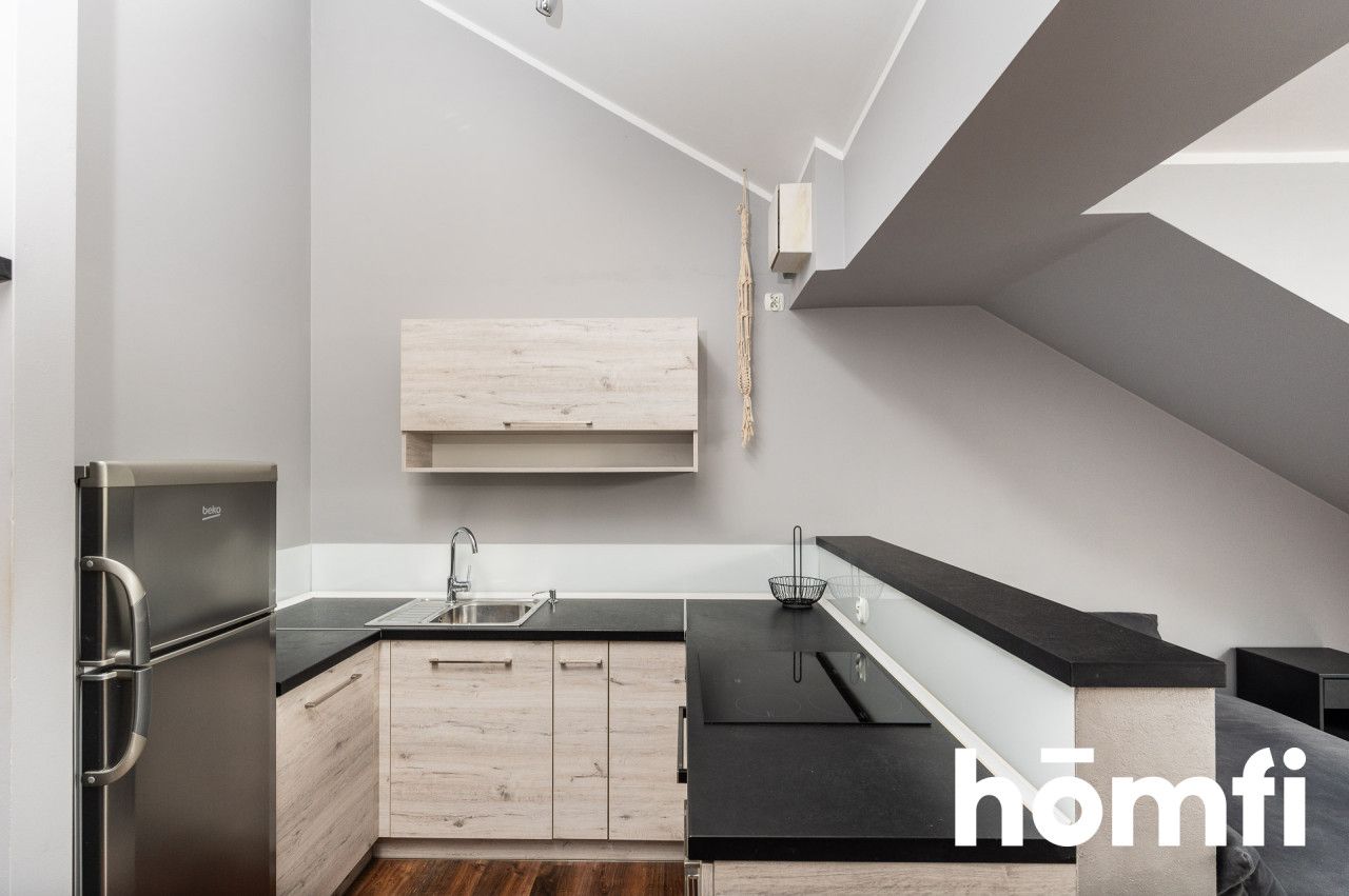 Studio 26 sqm, balcony, last floor - Apartment - Rent - Kraków, Krowodrza / Prądnik Biały