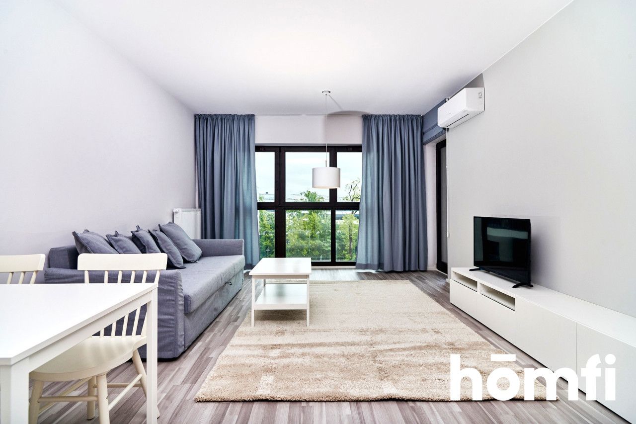 2 - room - 49 m2, balcony, garage, air conditioning / Walońska / Angel River - Apartment - Sale - Wrocław, Krzyki