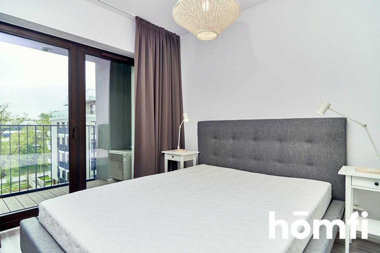 2 - room - 49 m2, balcony, garage, air conditioning / Walońska / Angel River - Apartment - Sale - Wrocław, Krzyki