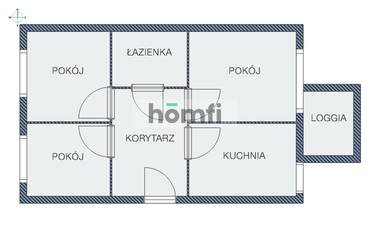 Przestronne 3 pokoje w sercu Olsztyna - Mieszkanie - Wynajem - Olsztyn, Śródmieście