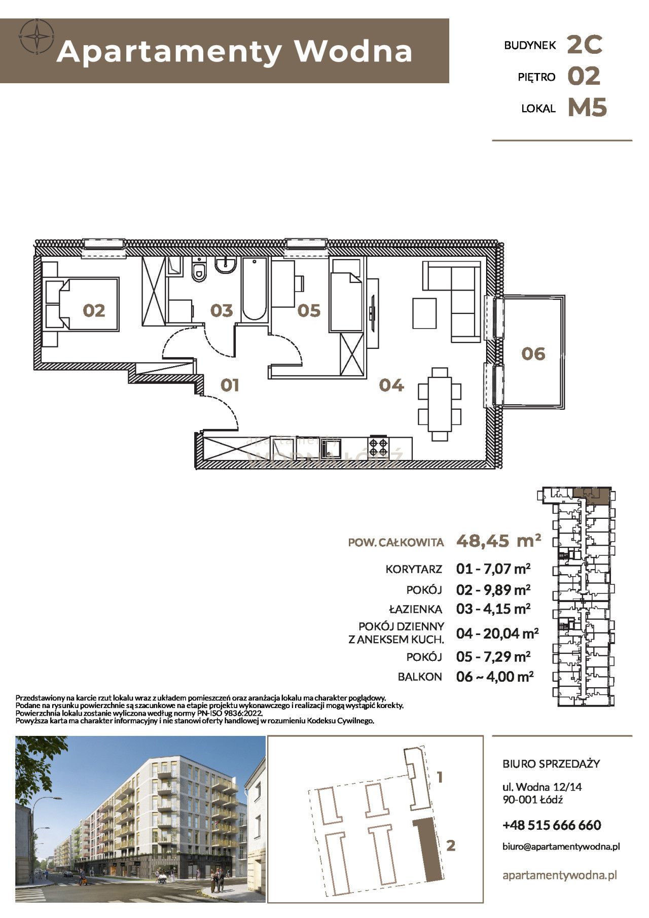 Modern 3-Room Apartment with Balcony in City Centre + FINISHING INCLUDED - Квартира - Продаж - Łódź
