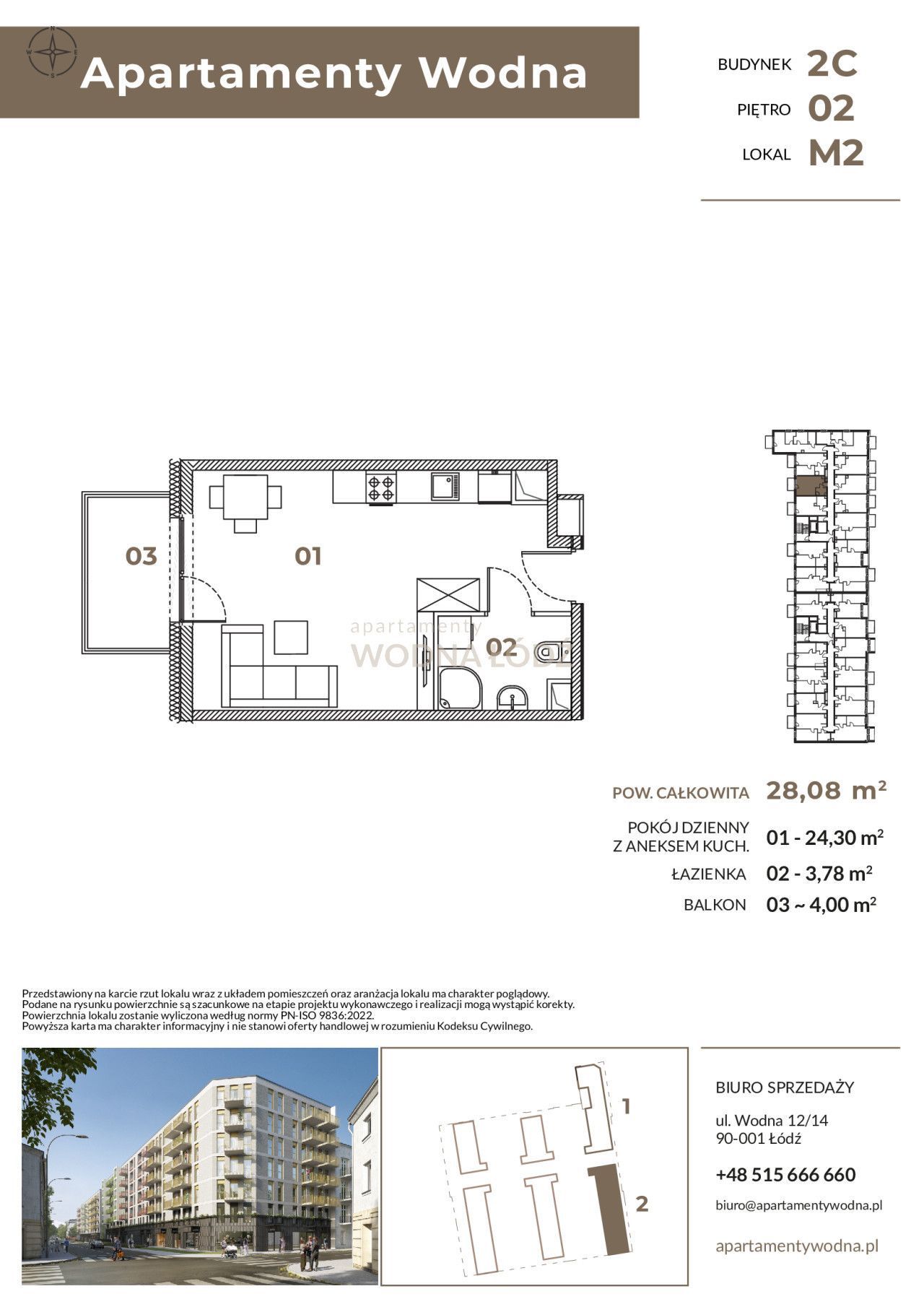 Nowe mieszkanie inwestycyjne w Centrum+WYKOŃCZENIE - Mieszkanie - Sprzedaż - Łódź, Widzew