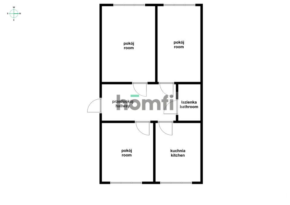 3 pokoje w rozkładzie i z piwnicą - Stare Miasto - Mieszkanie - Wynajem - Wrocław, Stare Miasto / Szczepin