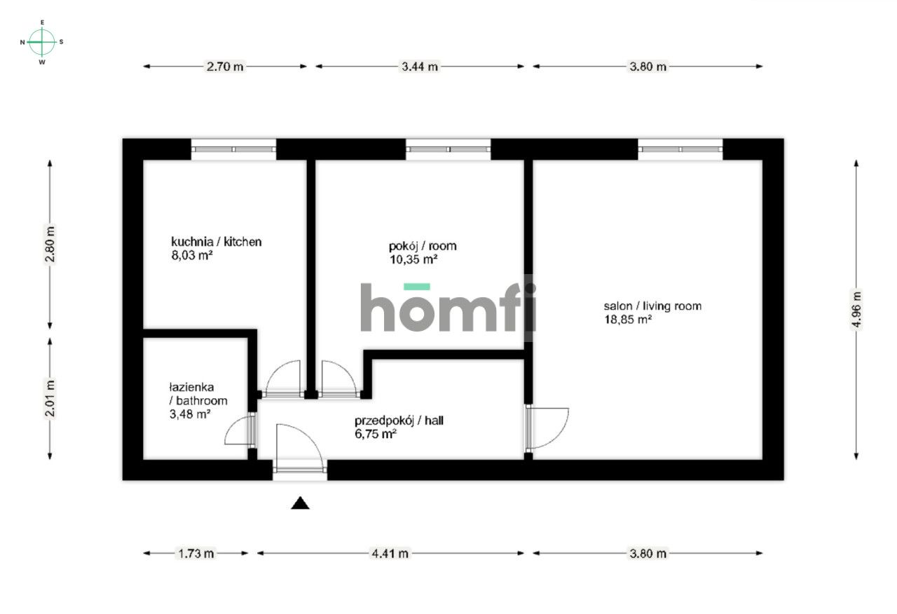 2 ROOMS | CITY CENTER | KOŚCIUSZKI SQUARE - Apartment - Sale - Wrocław, Stare Miasto