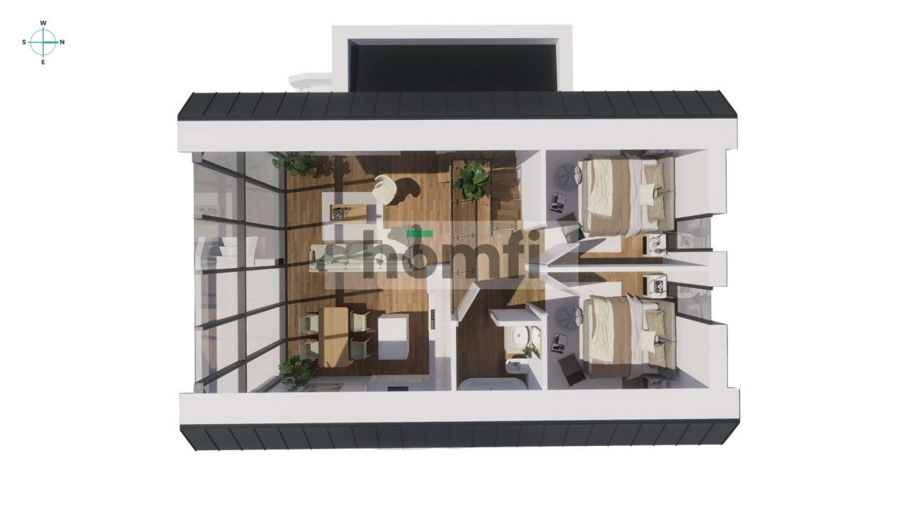 Murowqane domy w stanie deweloperskim w projekcie nowoczesnej Stodoły na nowym osiedlu we Wsoli - Dom - Sprzedaż - Radomski, Jedlińsk / Wsola