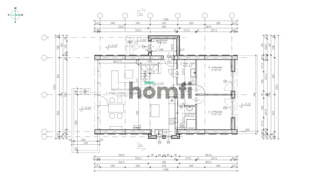 Murowqane domy w stanie deweloperskim w projekcie nowoczesnej Stodoły na nowym osiedlu we Wsoli - Dom - Sprzedaż - Radomski, Jedlińsk / Wsola