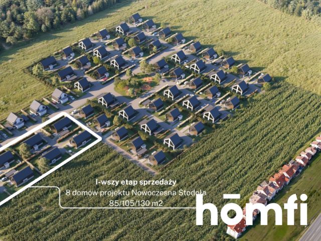 Murowqane domy w stanie deweloperskim w projekcie nowoczesnej Stodoły na nowym osiedlu we Wsoli - Dom - Sprzedaż - Radomski, Jedlińsk / Wsola