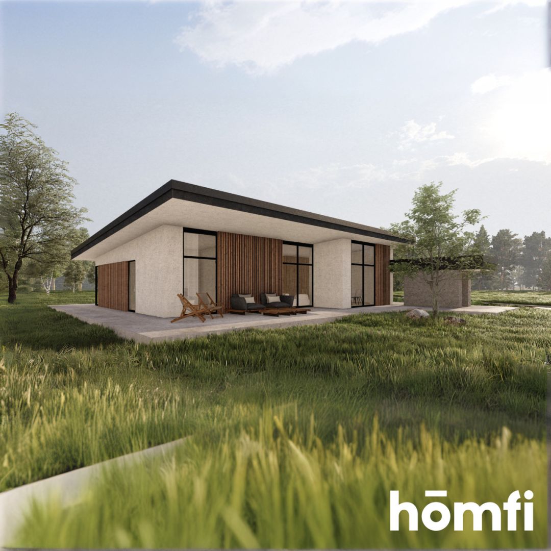 Pasywny parterowy dom gotowy do zamieszkania - Dom - Sprzedaż - Gorzowski, Kłodawa / Rybakowo