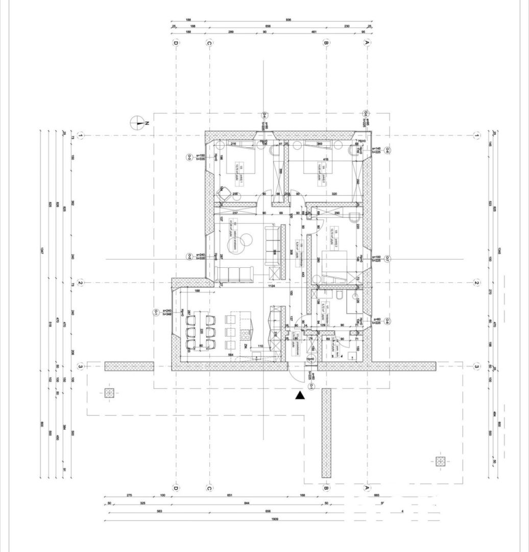 Pasywny parterowy dom gotowy do zamieszkania - Dom - Sprzedaż - Gorzowski, Kłodawa / Rybakowo