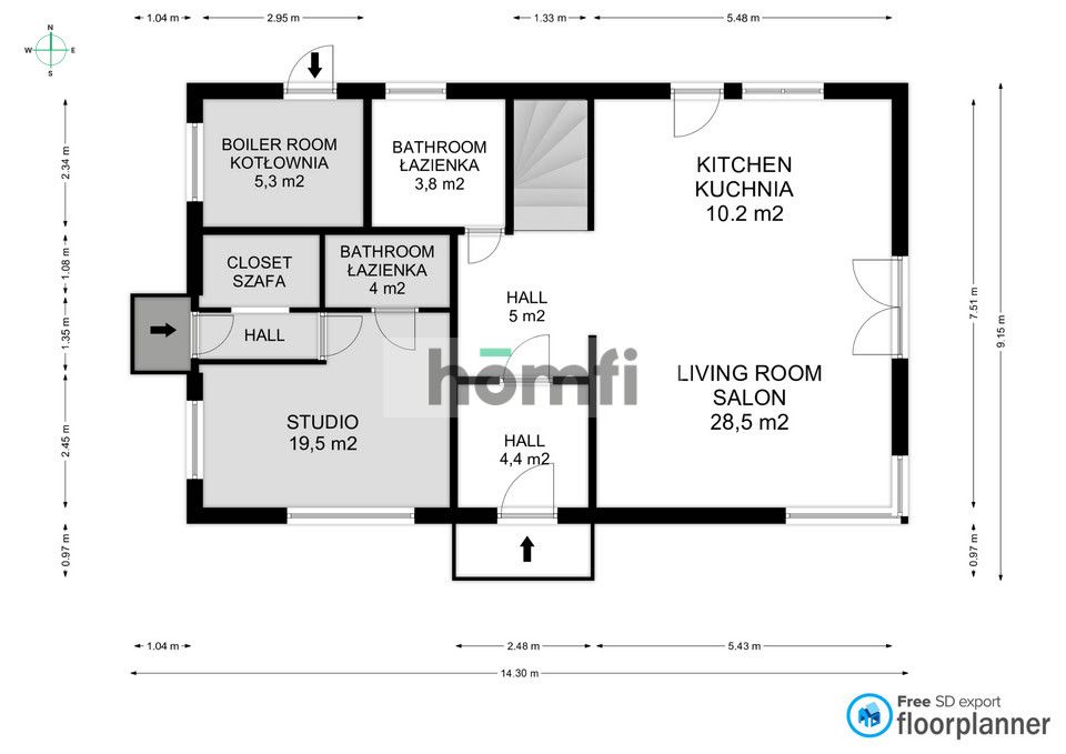 Comfortable house with a garden in the south of Wrocław - Iwiny - House - Rent - Wrocławski, Siechnice / Iwiny