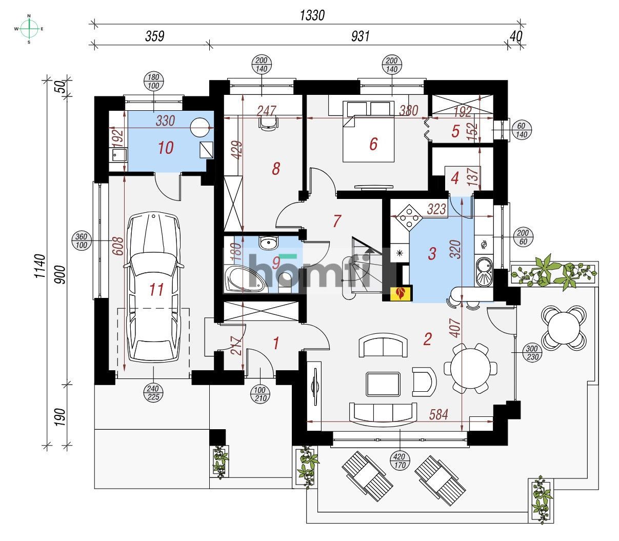 Nowoczesny dom jednorodzinny do wykończenia – Białka k. Błażowej - Dom - Sprzedaż - Rzeszowski, Błażowa / Białka
