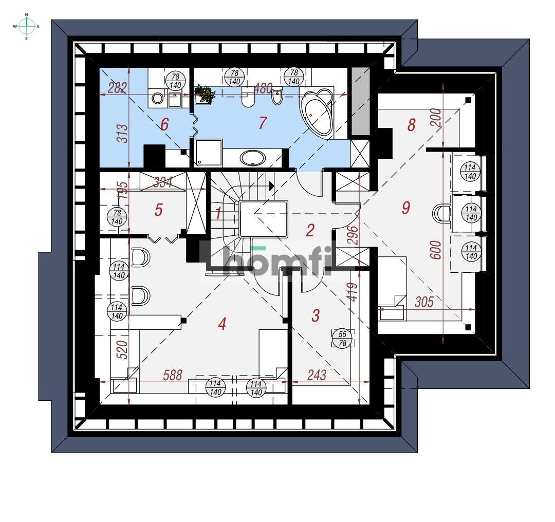 Nowoczesny dom jednorodzinny do wykończenia – Białka k. Błażowej - Dom - Sprzedaż - Rzeszowski, Błażowa / Białka