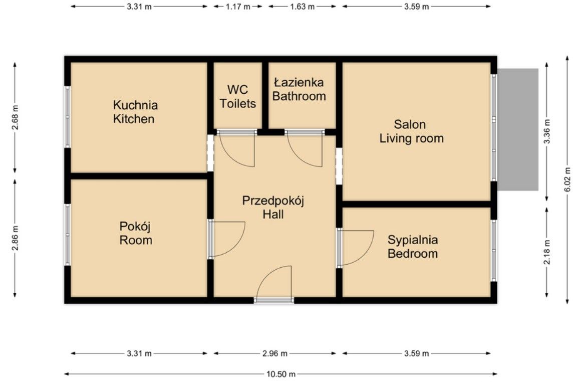 Przytulne 3-pokojowe mieszkanie na sprzedaż - Mieszkanie - Sprzedaż - Szydłowiecki, Szydłowiec