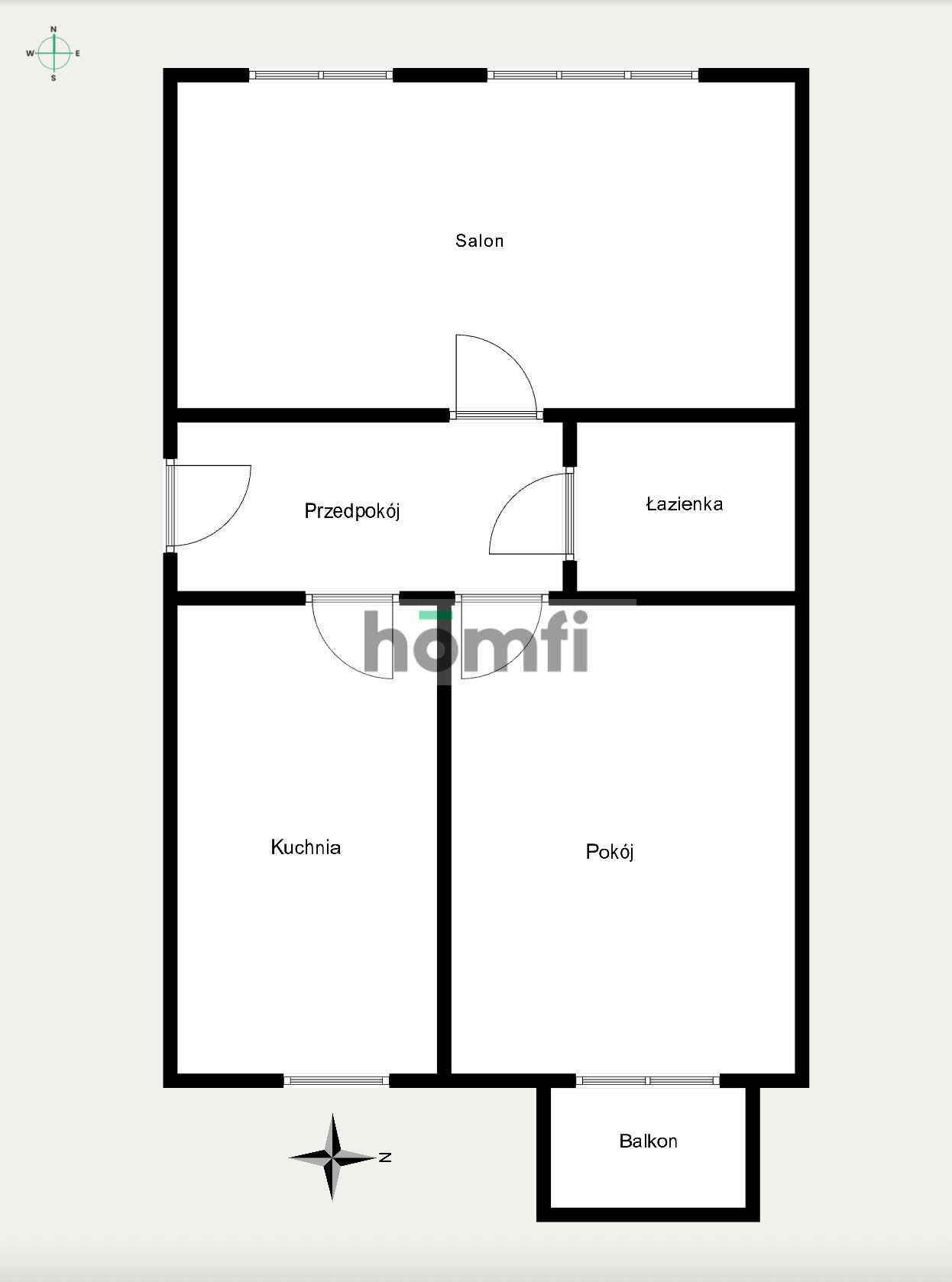 2-pok. mieszkanie | Kluczborska | Krowodrza Górka - Mieszkanie - Wynajem - Kraków, Krowodrza