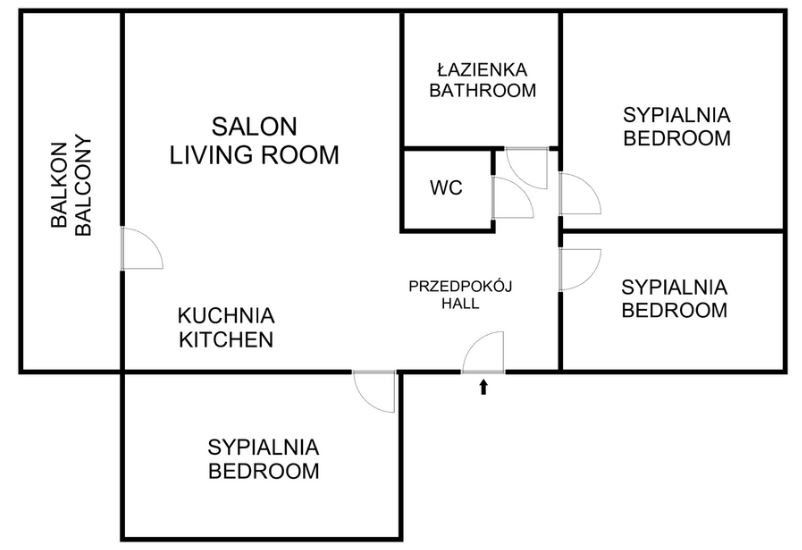 OKAZJA! NOWA INSTALACJA | DLA RODZINY USTAWNE 4 POK 69 M2 | PIWNICA | BALKON | UL. LEGIONÓW POLSKICH BOCHNIA - Mieszkanie - Sprzedaż - Bocheński, Bochnia