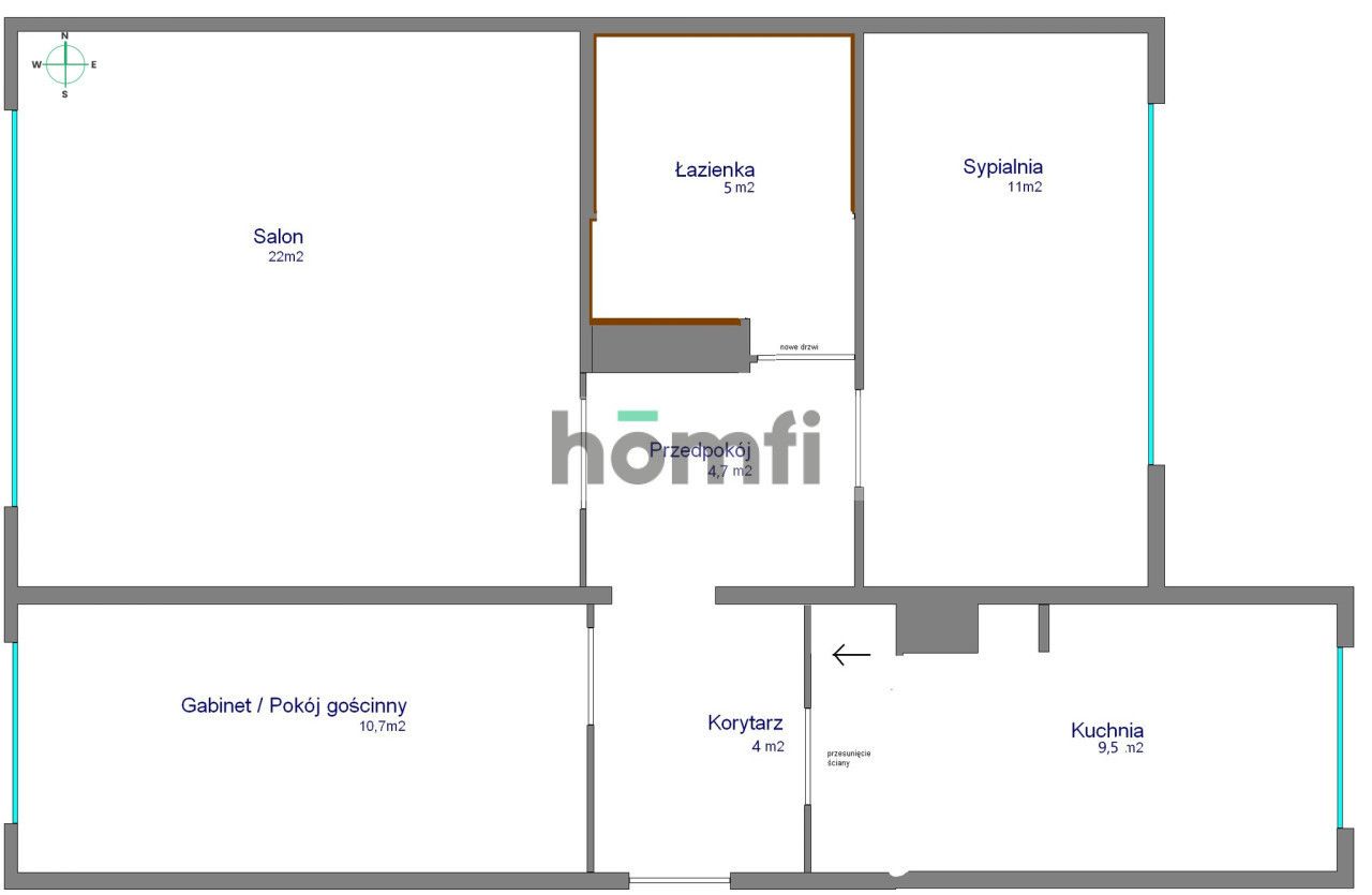 Komfortowe 3 pok. z balkonem | Gocław - Mieszkanie - Wynajem - Warszawa, Praga-Południe / Gocław