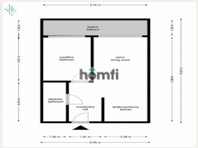 FOR RENT – 2-room Apartment in Katowice Ceglana - Квартира - Оренда - Katowice, Brynów