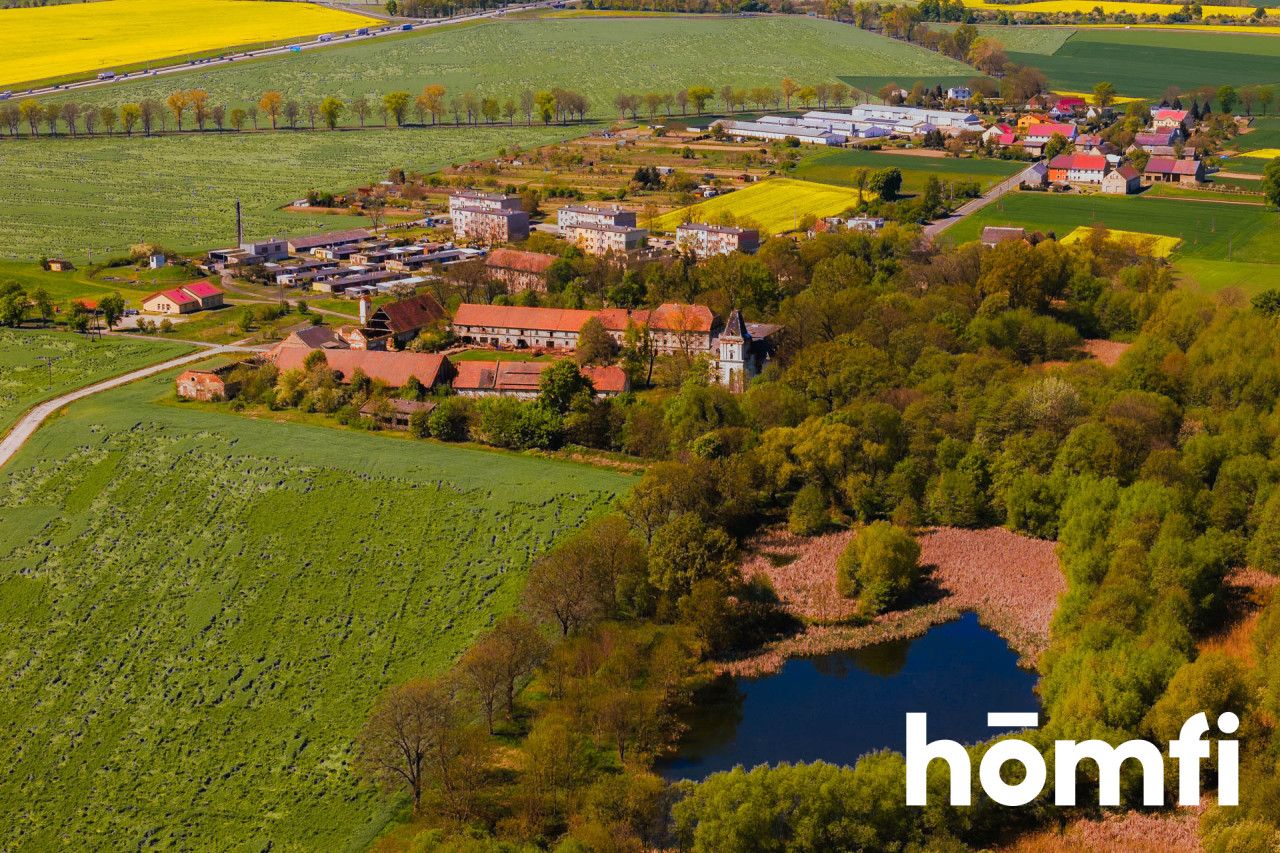 Urokliwy grunt 17 hektarowy z zespołem folwarczno-pałacowym - Działka - Sprzedaż - Legnicki, Chojnów / Budziwojów