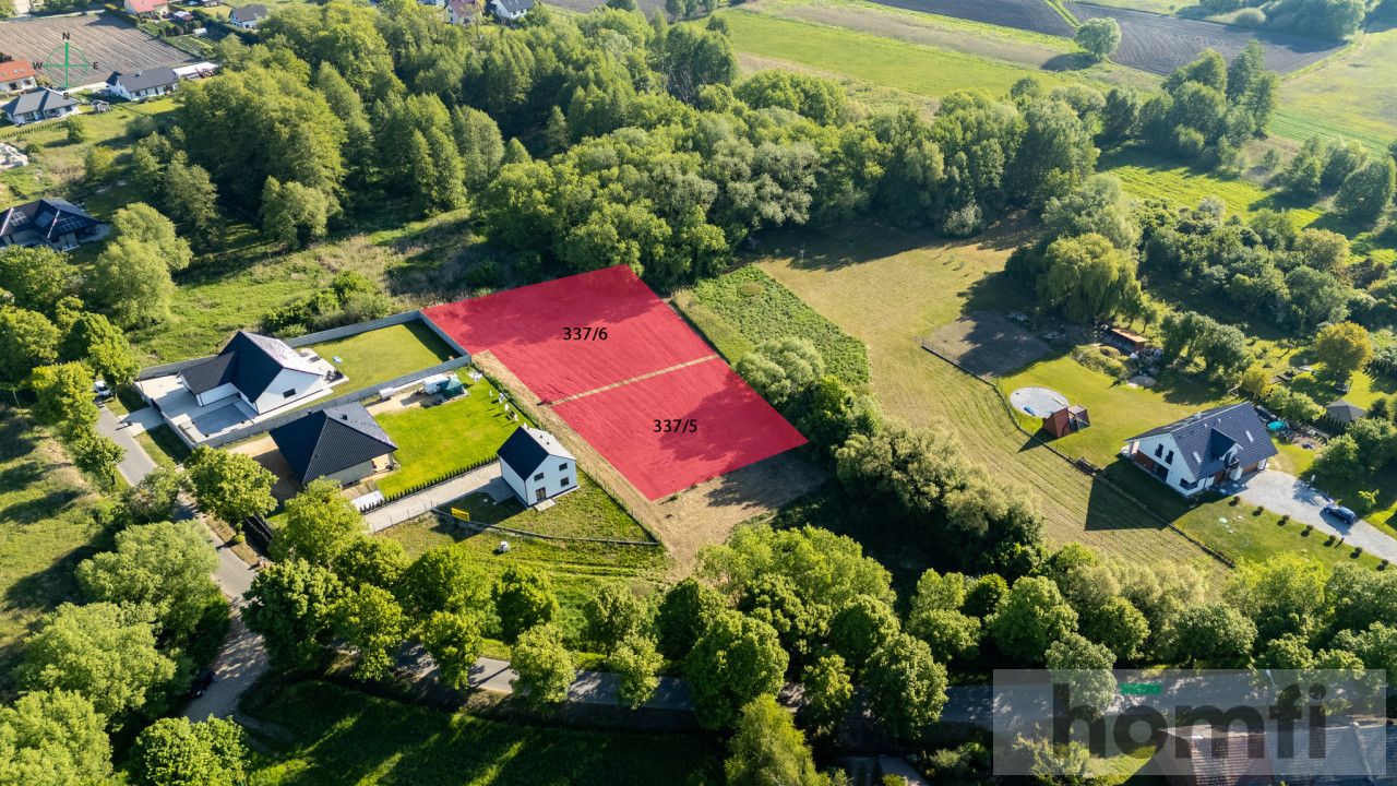 Działka budowlana Brzezia Łąka, widok na las. - Działka - Sprzedaż - Wrocławski, Długołęka / Brzezia Łąka