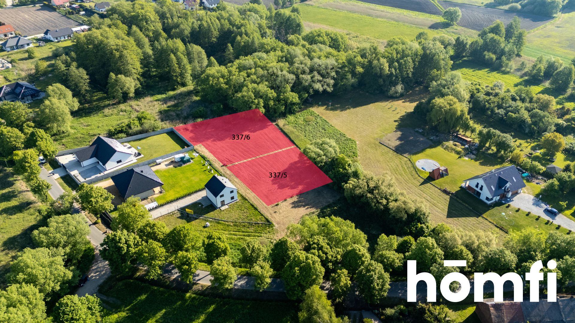 Działka budowlana Brzezia Łąka, widok na las. - Działka - Sprzedaż - Wrocławski, Długołęka / Brzezia Łąka