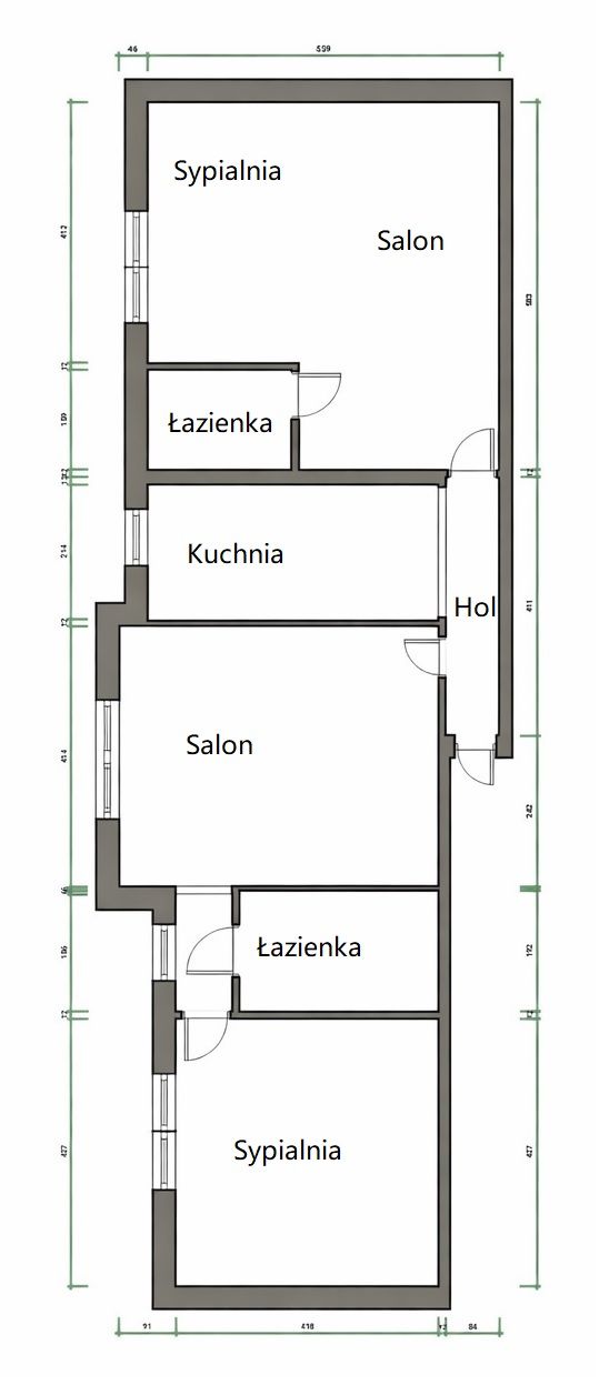 Mieszkanie 3 pokojowe w Zwierzyńcu - Mieszkanie - Sprzedaż - Zamojski, Zwierzyniec