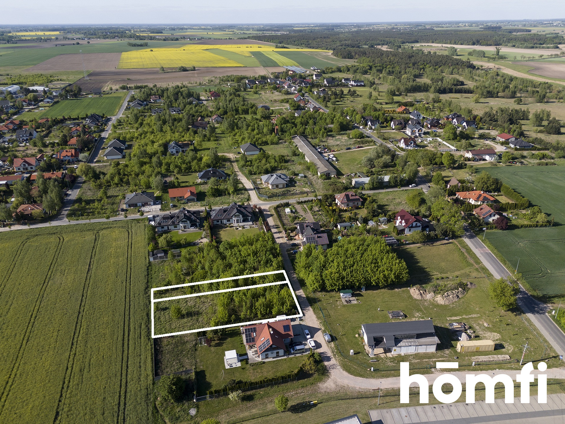 Działka pod usługi lub zabudowę mieszkaniową - Działka - Sprzedaż - Poznański, Rokietnica / Bytkowo