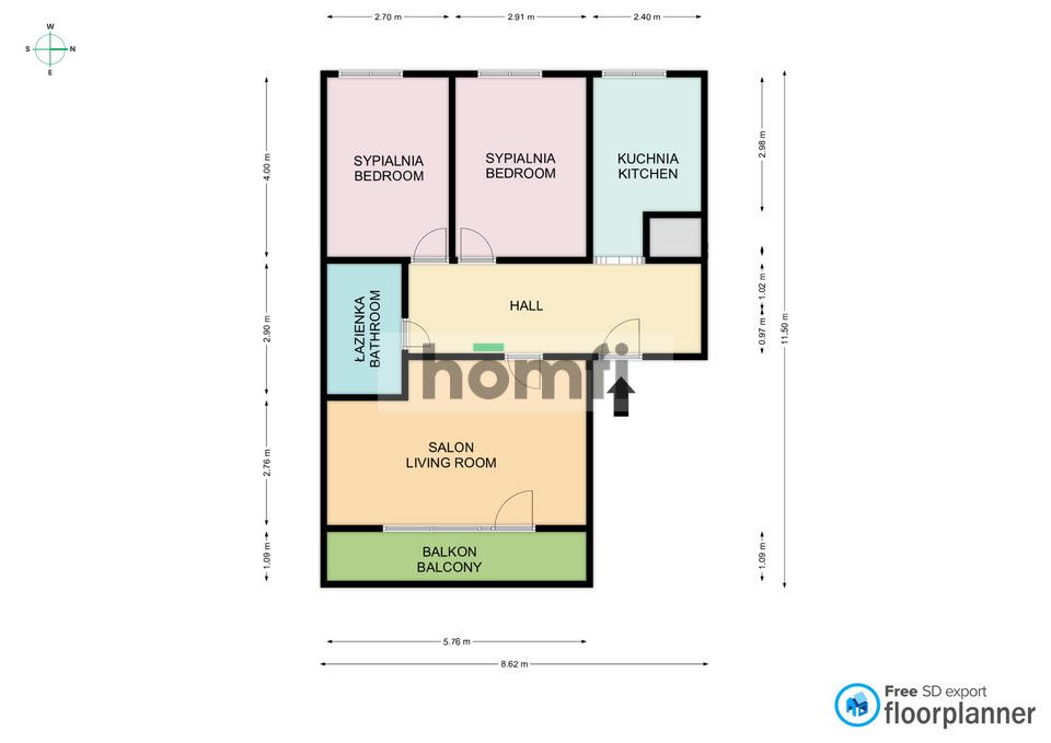 3 pokoje i osobna kuchnia - Krzyki - Mieszkanie - Wynajem - Wrocław, Krzyki